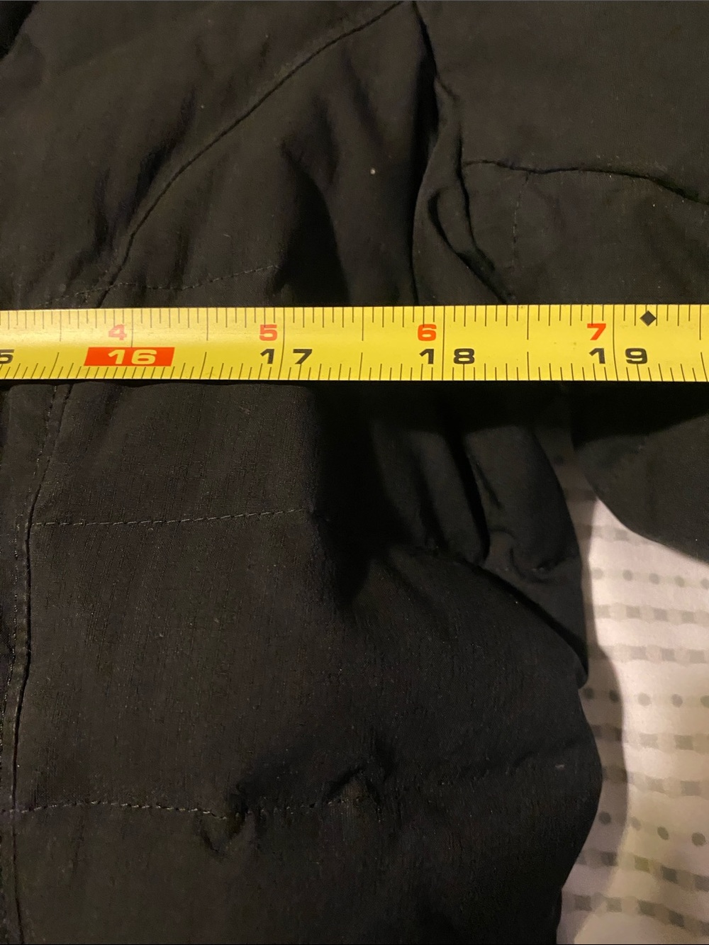 Lands' End Down-Filled Black Quilted Hooded Puffer Coat-Small Outerwear Winter - Picture 5 of 10